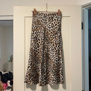 Vici dolls leopard skirt midi length